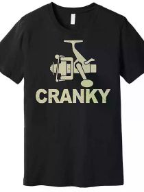 Crank Bait Funny Fishing Gift Premium T-Shirt, Funny Men's Short Sleeve Pattern T-Shirt (Color: Black, size: XL)